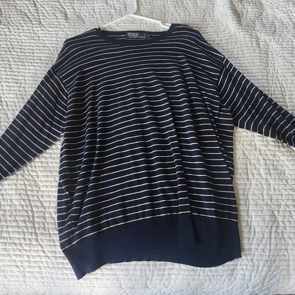 Polo Men's light sweater - long sleeve, like new